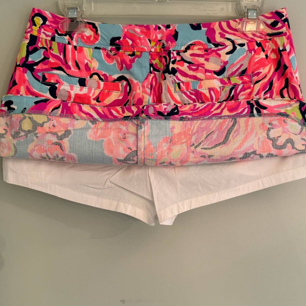 Lilly Pulitzer Lorelie Skort Serene Blue/Pink Size 0 - Picture 6 of 10